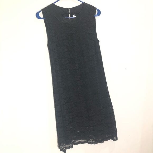 NWT: Connected Petite Black Lace Sheath Dress, 6P - Picture 2 of 8